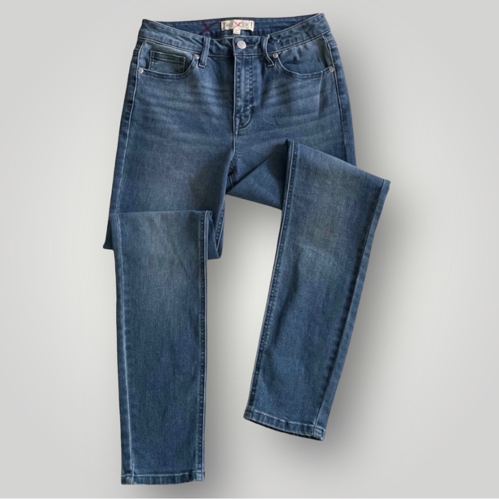 Harper Heritage Blue Jeans Size 27 High Rise 5-Pocket Stretch Denim